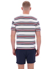 Fila Cream Cesareyarn Dye Stripe T-Shirt - Image 3 of 6