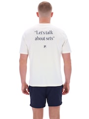 Fila Cream Osvaldographic T-Shirt - Image 2 of 6