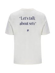 Fila Cream Osvaldographic T-Shirt - Image 6 of 6