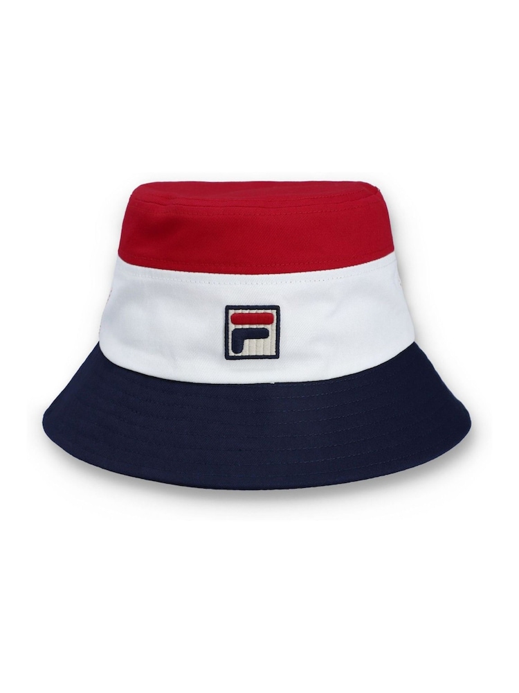 Fila Red Marcotri Colour Bucket Hat With Heritage Logo - Image 1 of 2