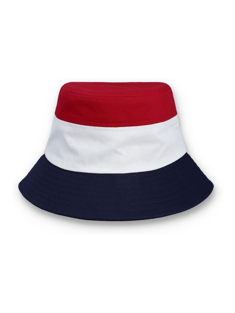 Fila Red Marcotri Colour Bucket Hat With Heritage Logo - Image 2 of 2