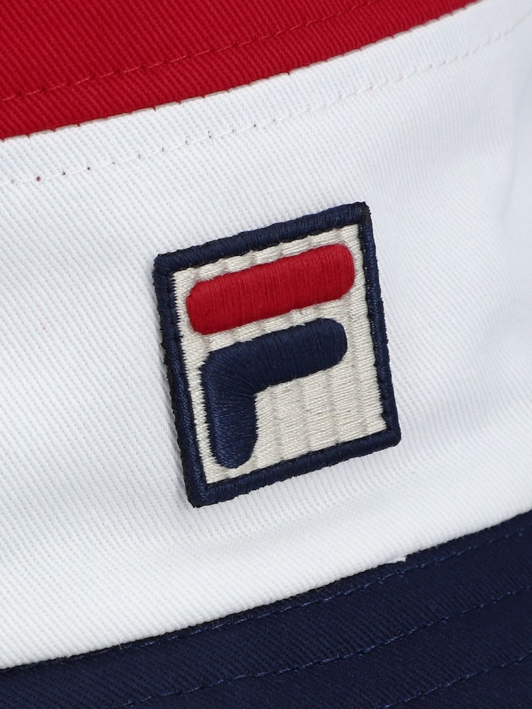 Fila Red Marcotri Colour Bucket Hat With Heritage Logo - Image 3 of 3