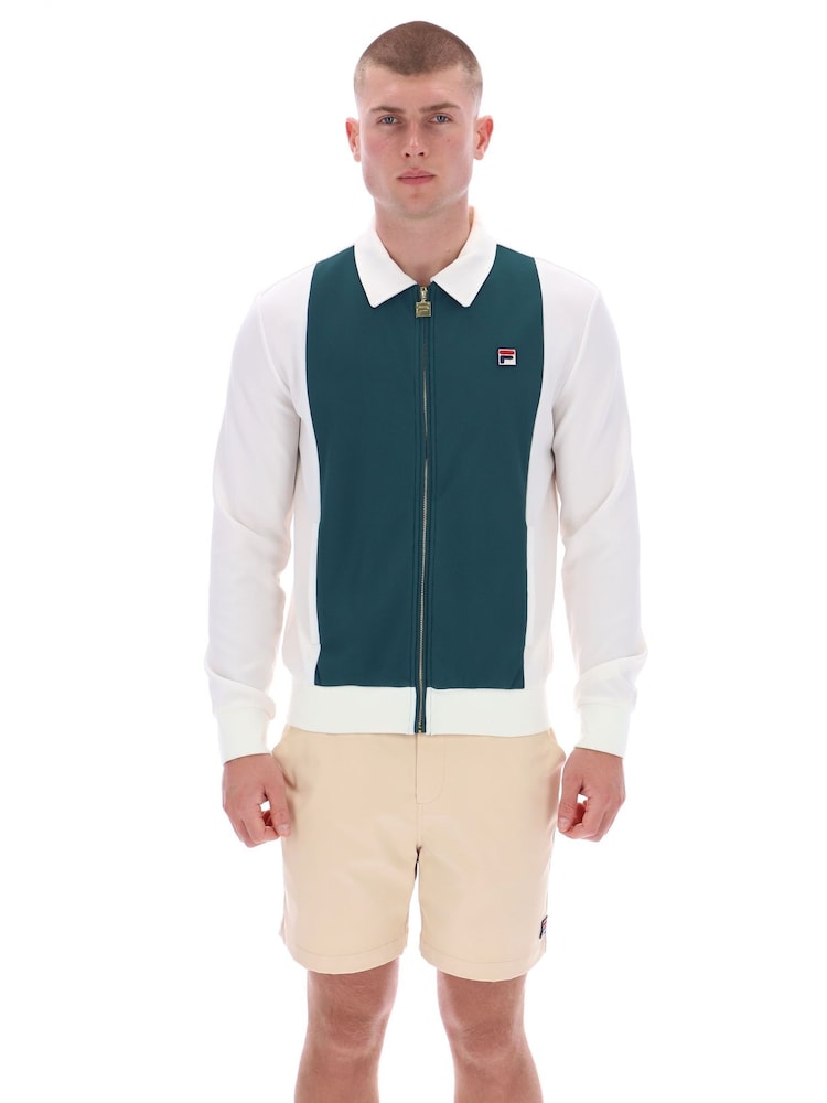 Fila Cream Thames Cut And Sew Track Jacket - Image 2 of 6