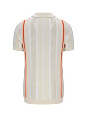 Fila Giorgiocrochet Patchwork Knitted Polo Shirt With Zip Neck - Imagen 6 de 6