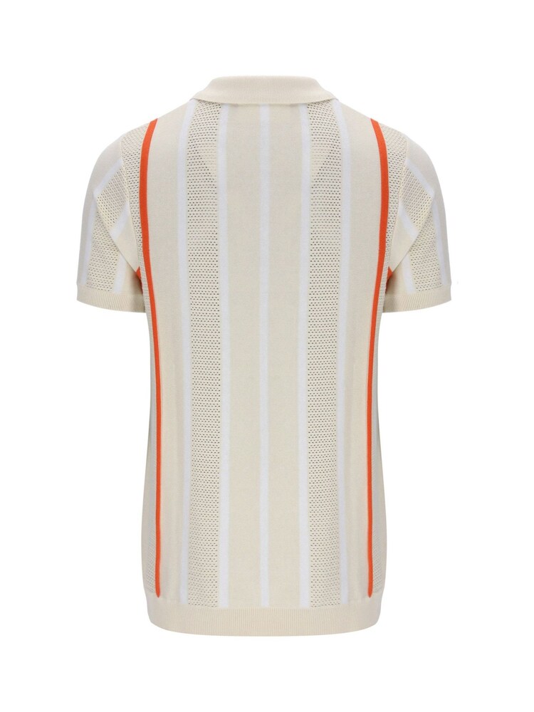 Fila Giorgiocrochet Patchwork Knitted Polo Shirt With Zip Neck - Imagen 6 de 6