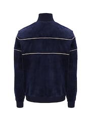 Fila Vittorio Velour Truck Top Jacket With Piping - Image 6 of 6