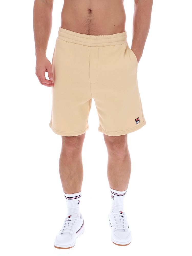 Fila Cream Vico Fleece Shorts - Image 1 of 6