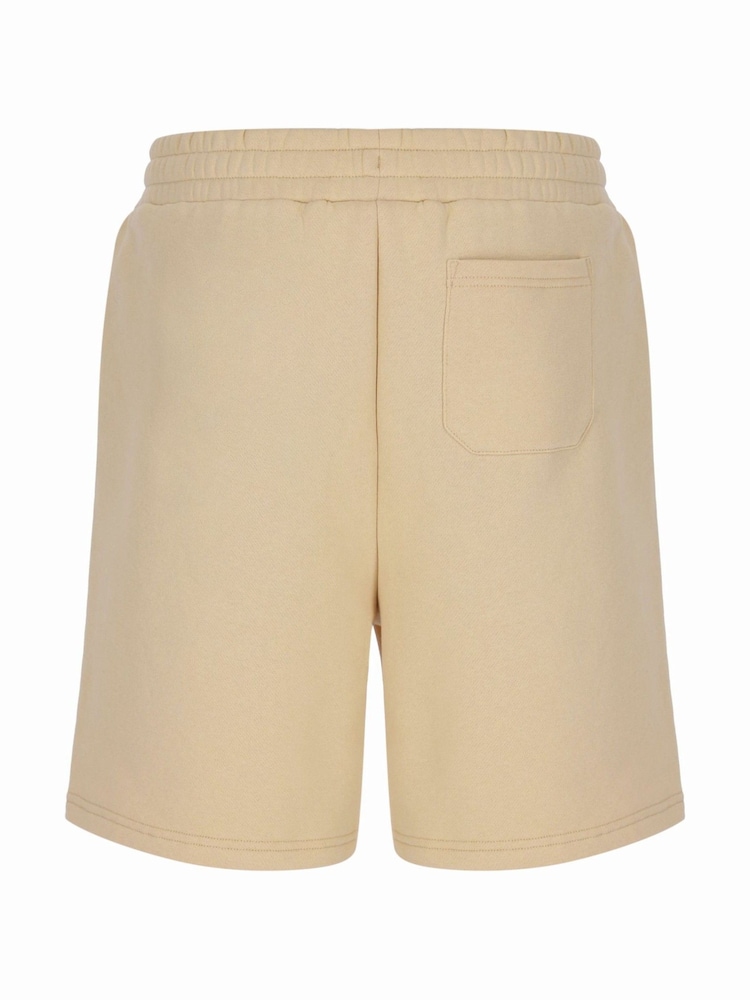 Fila Cream Vico Fleece Shorts - Image 6 of 6