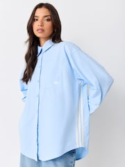 Світло-блакитний - adidas Originals 3 Stripe Shirt - Image 1 of 5