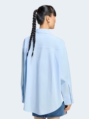 Світло-блакитний - adidas Originals 3 Stripe Shirt - Image 2 of 5