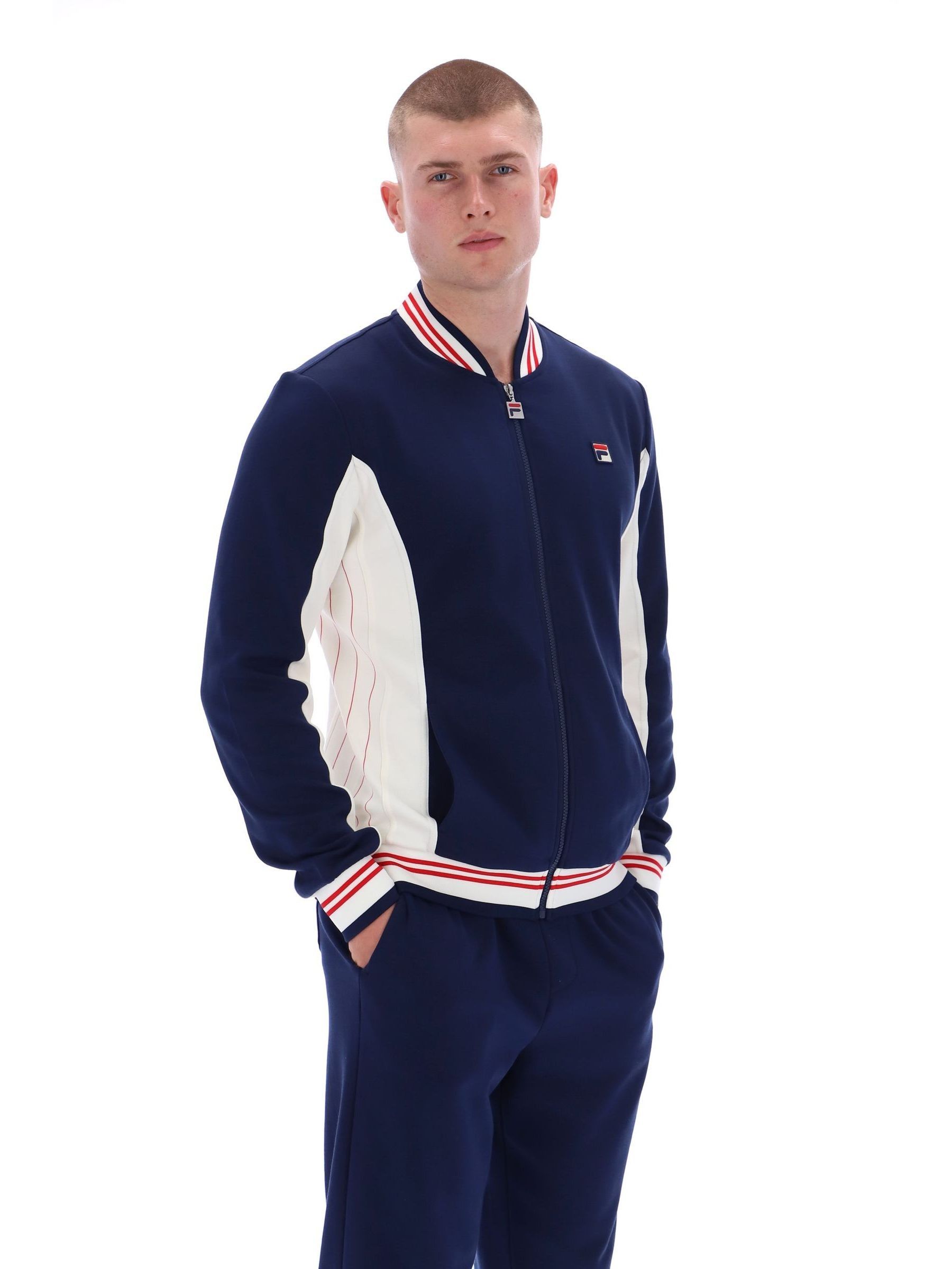 Buy Fila Blue Settanta Jktbaseball Track Jacket from Next USA