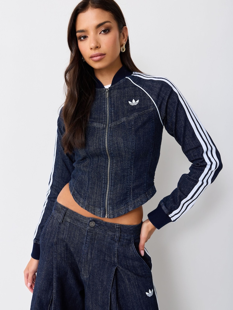 adidas Originals Superstar Dnim Corset Tracktop Jacket - Imaginea 1 din 5