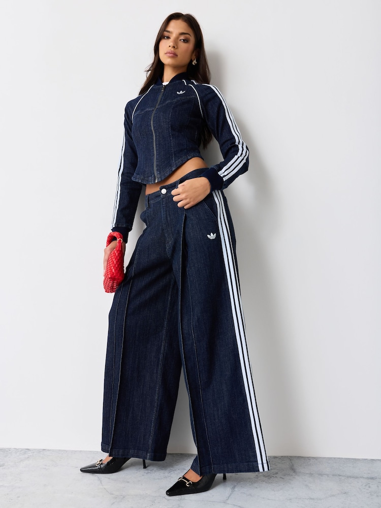 adidas Originals Superstar Dnim Corset Tracktop Jacket - Imaginea 2 din 5