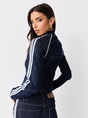 adidas Originals Superstar Dnim Corset Tracktop Jacket - Imaginea 3 din 5