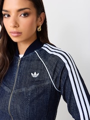 adidas Originals Superstar Dnim Corset Tracktop Jacket - Imaginea 4 din 5