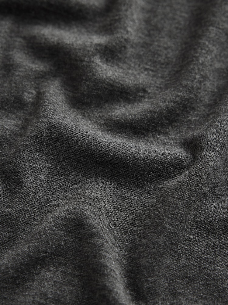 Charcoal Grey Turtle Neck Thermal Base Layer Long Sleeve Top - Image 7 of 7