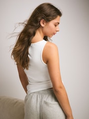 Ecru Thermal Base Layer Lace Trim Vest - Image 2 of 6