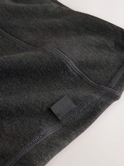 Uhlově černá - Zateplené Base Layer Legíny se třmeny - Obrázek 8 z 8
