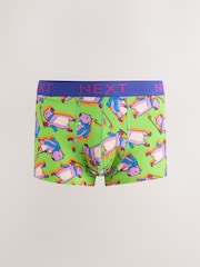 Bright Animals 5 Pack Hipster Cotton Rich Boxers - Image 3 of 9