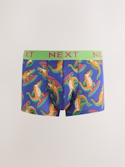Bright Animals 5 Pack Hipster Cotton Rich Boxers - Image 4 of 9
