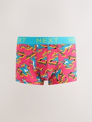 Bright Animals 5 Pack Hipster Cotton Rich Boxers - Image 6 of 9