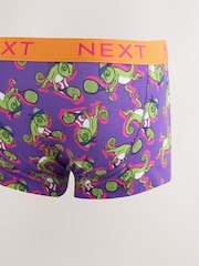 Bright Animals 5 Pack Hipster Cotton Rich Boxers - Image 7 of 9