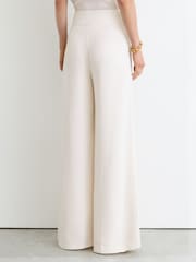 Reiss White Clover Wide-Leg Suit Trousers - Image 6 of 7