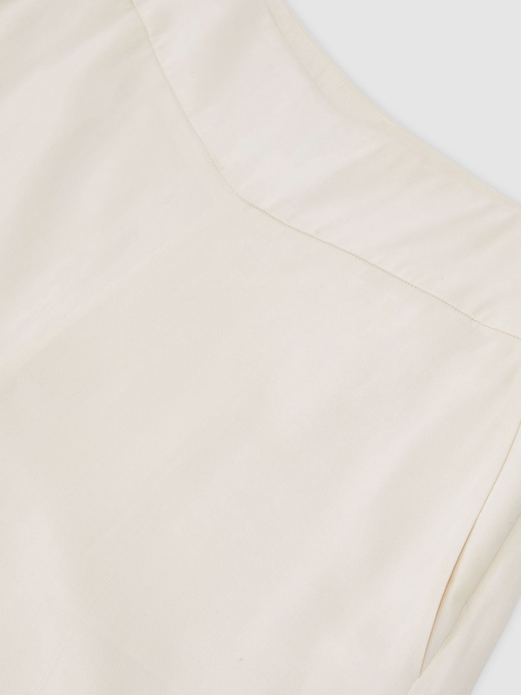 Reiss White Clover Wide-Leg Suit Trousers - Image 7 of 7