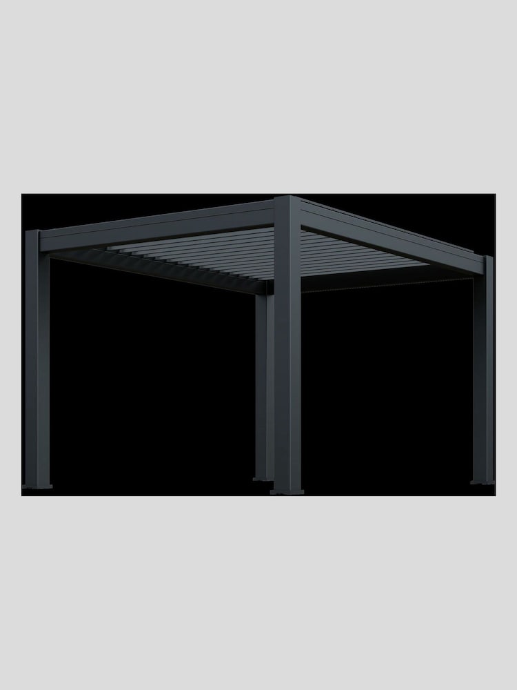 CELTIC LEISURE Anthracite Grey Saturn Aluminium Frame Pergola - Image 5 of 5