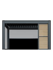 CELTIC LEISURE Anthracite Grey Saturn Aluminium Frame, accessories & assembly service Pergola - Image 5 of 6