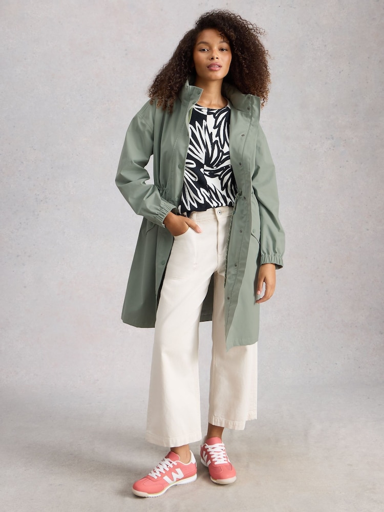 ירוק - White Stuff Beth Waterproof Coat - תמונה 1 מתוך 6