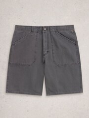 White Stuff Black Crantock Utility Shorts - Image 5 of 6