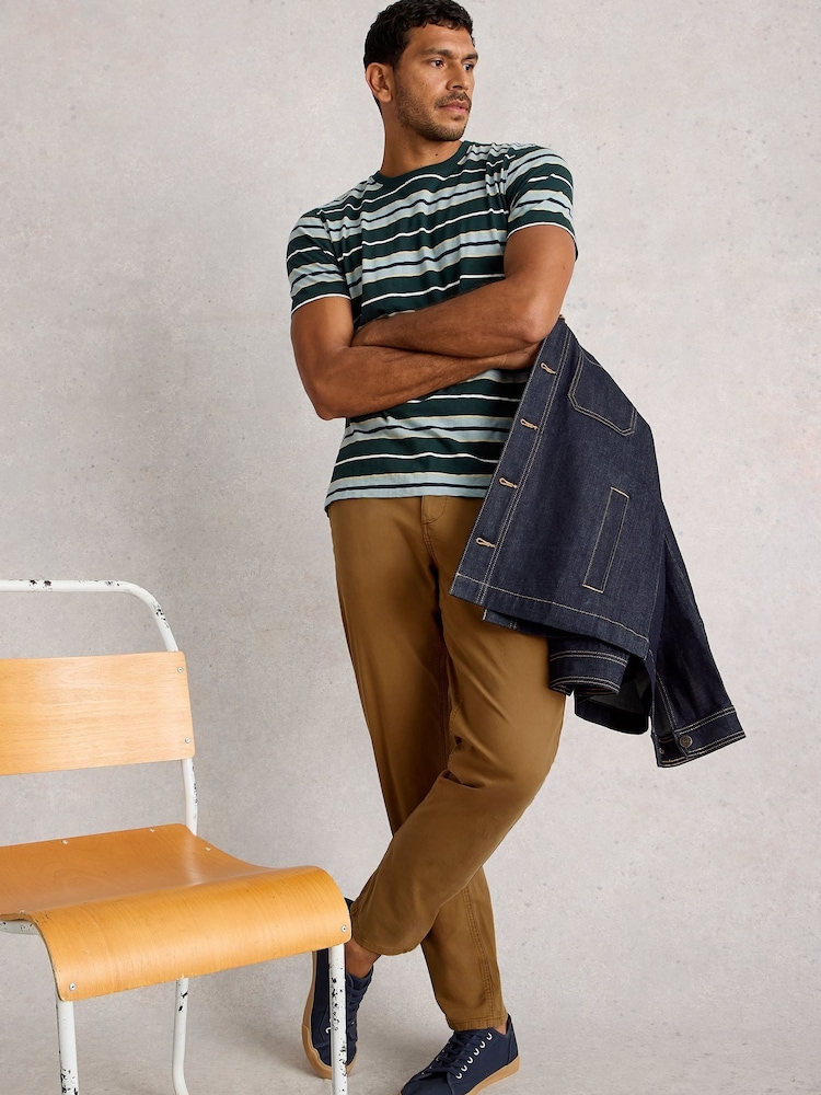 White Stuff Brown Sutton Slim Chino Trousers - Image 2 of 6 White Stuff Brown Sutton Slim Chino Trousers - Image 2 of 6