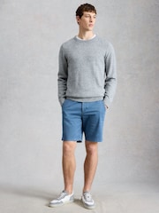 White Stuff Indigo Blue Sutton Chino Shorts - Image 4 of 6