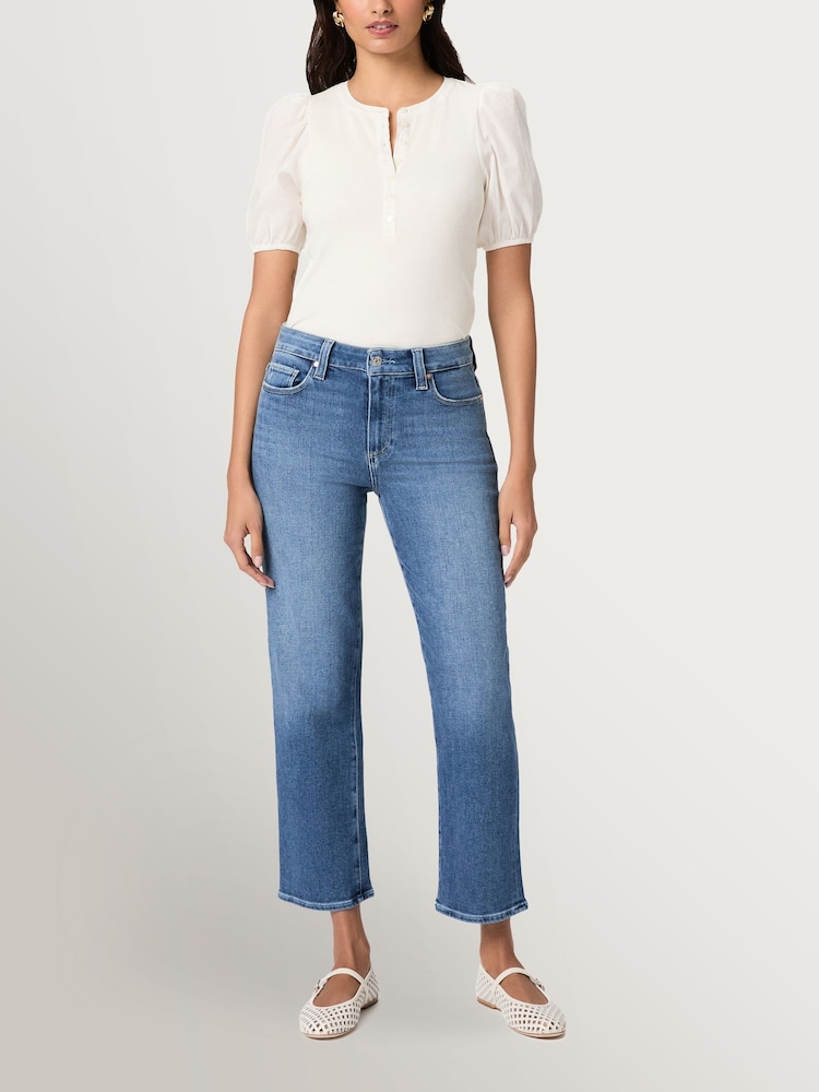 Paige Mason Ankle 27" Straight Leg Monaco Mist Jeans - Image 1 of 4 Paige Mason Ankle 27" Straight Leg Monaco Mist Jeans - Image 1 of 4