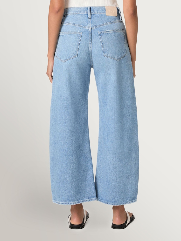 Paige Blue Paige Arellia Ankle 27" Barrell Leg Fauve Jeans - Image 2 of 4 Paige Blue Paige Arellia Ankle 27" Barrell Leg Fauve Jeans - Image 2 of 4