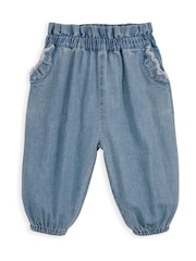 Mamas & Papas Blue Knitted Strawberry Top & Trouser Set - Image 3 of 3