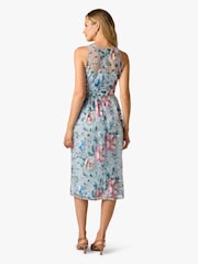 Adrianna Papell Blue Embroidered Dress - Image 3 of 5