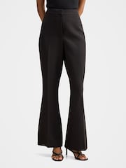 Forever New Black Faith Petite Flared Trousers - Image 1 of 5
