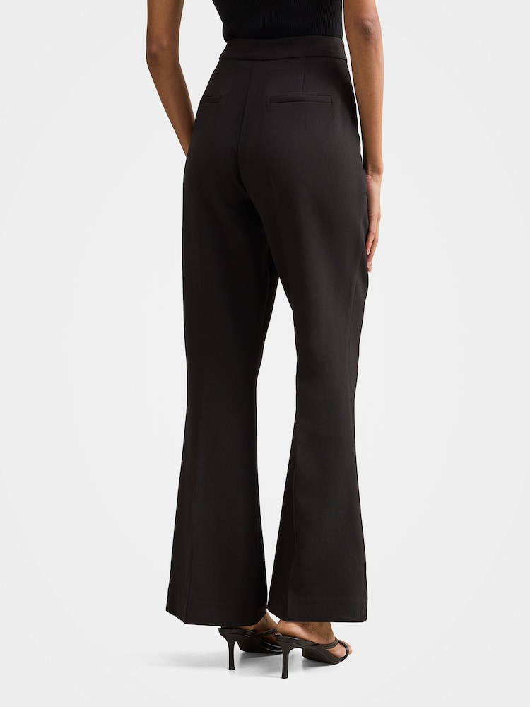 Forever New Black Faith Petite Flared Trousers - Image 2 of 5 Forever New Black Faith Petite Flared Trousers - Image 2 of 5