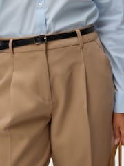 Nature - VERO MODA Belted Barrel Leg Ankle Length Trousers - Image 3 de 5