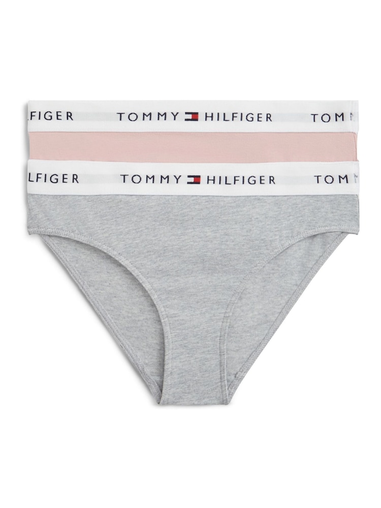Tommy Hilfiger Signature Repeat Logo Waistband Briefs 2 Pack - Image 1 of 2 Tommy Hilfiger Signature Repeat Logo Waistband Briefs 2 Pack - Image 1 of 2