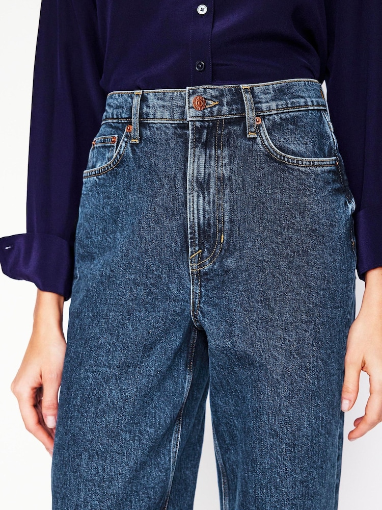 Boden Blue High Rise Column Leg Jeans - Image 2 of 6