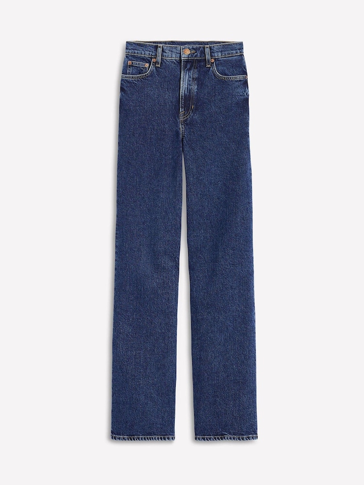 Boden Blue High Rise Column Leg Jeans - Image 6 of 6