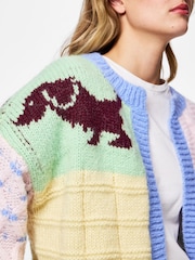 PIECES Colour block Knit Cardigan - صورة 3 من 7