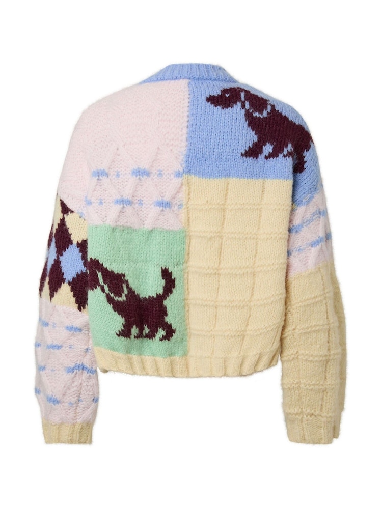 PIECES Colour block Knit Cardigan - صورة 7 من 7