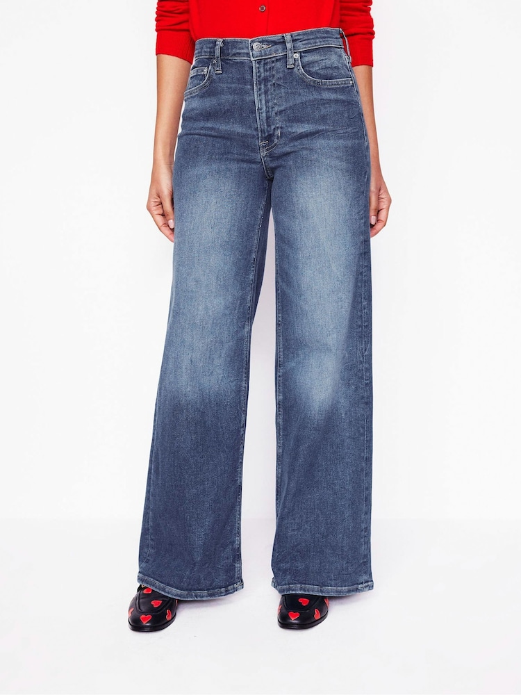 Boden Blue High Rise Wide Leg Jeans - Image 1 of 5