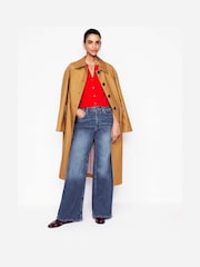 Boden Blue High Rise Wide Leg Jeans - Image 3 of 5