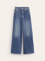 Boden Blue High Rise Wide Leg Jeans - Image 5 of 5