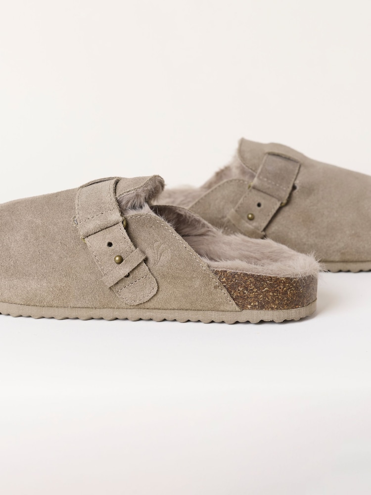 FatFace Faux Fur Lined House Shoe - Bild 3 von 3 FatFace Faux Fur Lined House Shoe - Bild 3 von 3